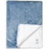 NATTOU Couverture Bébé Supersoft Lapidou Bleu Et Blanc (75 X 100 Cm) -Nattou couverture bebe supersoft lapidou bleu et blanc 75 x 100 cm