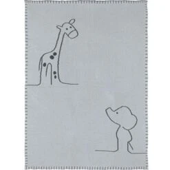 NATTOU Couverture Réversible En Coton Luna & Axel (75 X 100 Cm)