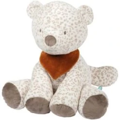 NATTOU Grande Peluche Jungo Léopard Des Neiges Boris & Jungo (75cm)