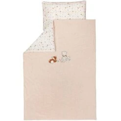 NATTOU Housse De Couette + Taie D'oreiller Boris Et Jungo (100 X 140 Cm)