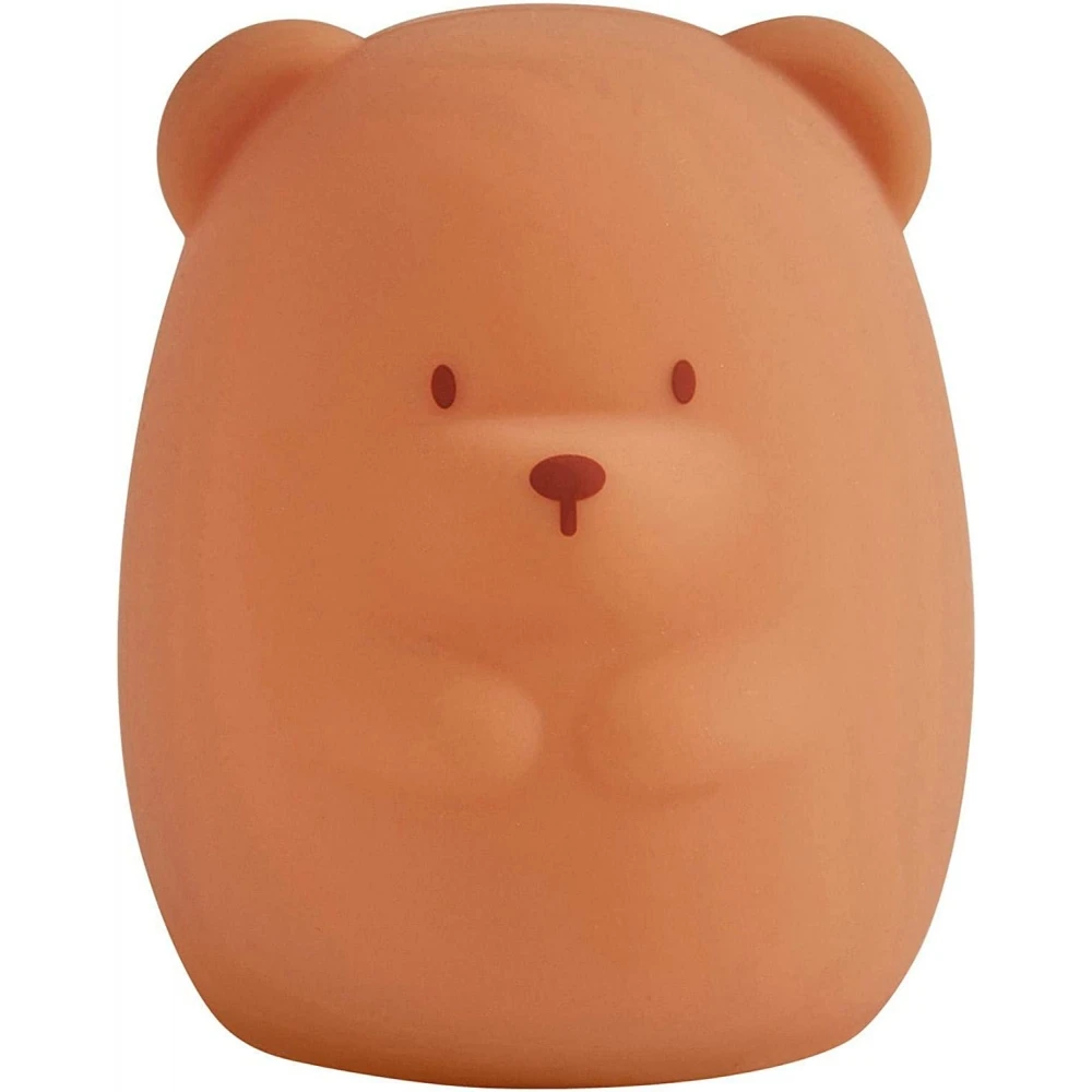 NATTOU Veilleuse Medium Ours Caramel 12cm Silicone 3 NATTOU Veilleuse Medium Ours Caramel 12cm Silicone