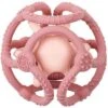 NATTOU Lot De 2 Balles Encastrables En Silicone Roses -Nattou lot de 2 balles encastrables en silicone roses