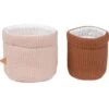NATTOU Lot De 2 Paniers De Rangement Susie & Bonnie -Nattou lot de 2 paniers de rangement susie bonnie