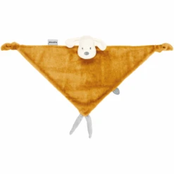 Nattou Doudou Chien Charlie Flanelle Caramel 65x35 Cm