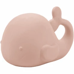 Nattou Jouet De Bain Baleine Caoutchouc Naturel Rose