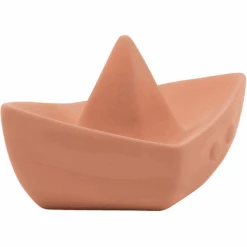 Nattou Jouet De Bain Bateau Caoutchouc Abricot