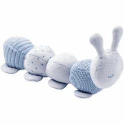 Nattou Peluche D'activité Chenille Lapidou Bleu