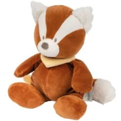 NATTOU Peluche Boris Panda Roux Boris & Jungo (30 Cm)