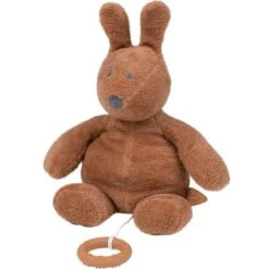 NATTOU Peluche Musical Susie & Bonnie Lapin Rouille