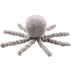 NATTOU Peluche Pieuvre Lapidou Gris (23 Cm)