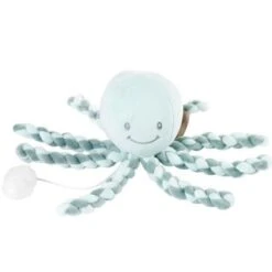NATTOU Pieuvre Musicale Menthe (23 Cm)